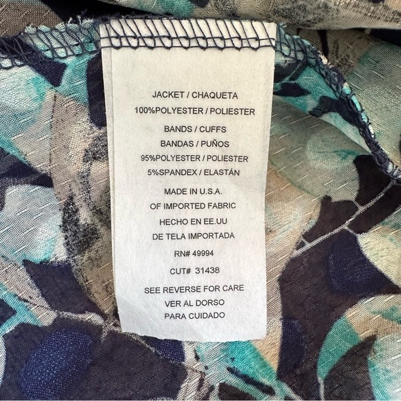 R & M Richard’s floral open long floral print duster cardigan - Picture 7 of 7